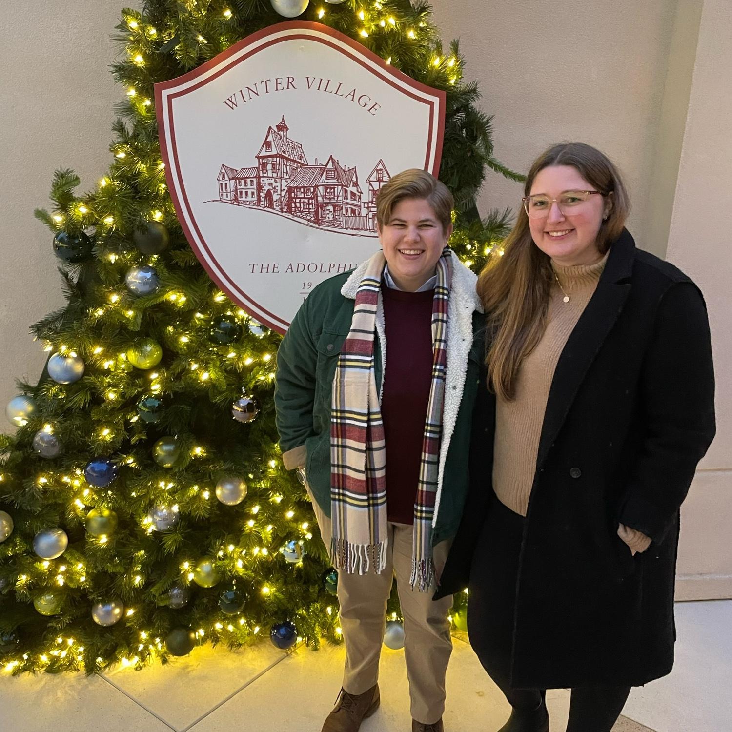 Casey surprised Kat for her 29th birthday with a staycation at the Adolphus Hotel in downtown Dallas. We had a blast making new friends at the rooftop Winter Village.