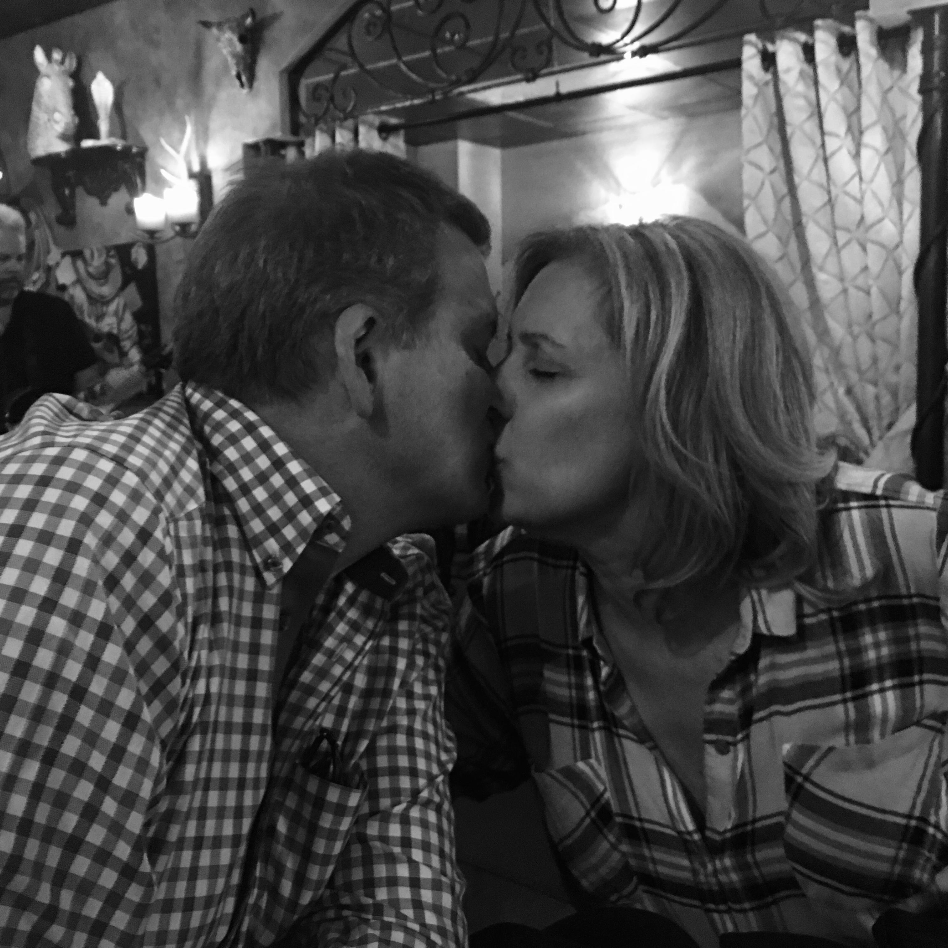 Enjoying the evening after wine tasting in Temecula.