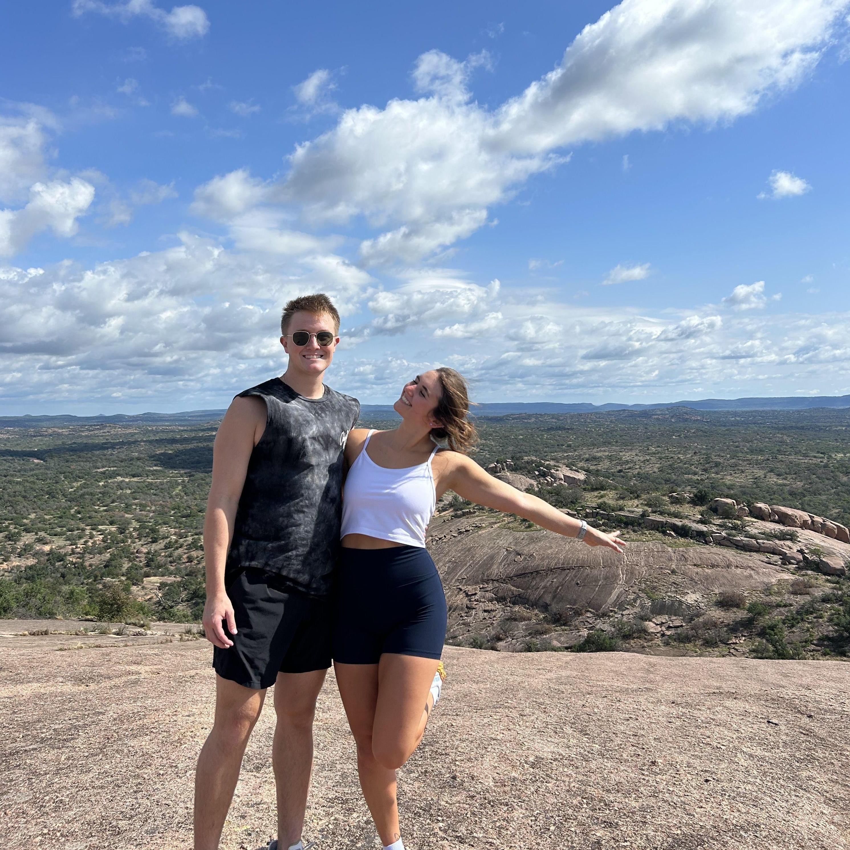 October 2023: We took a trip to Enchanted Rock and Fredericksburg to celebrate our 6th year anniversary.