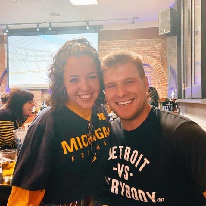 Our first Michigan game as alumni. September 2021