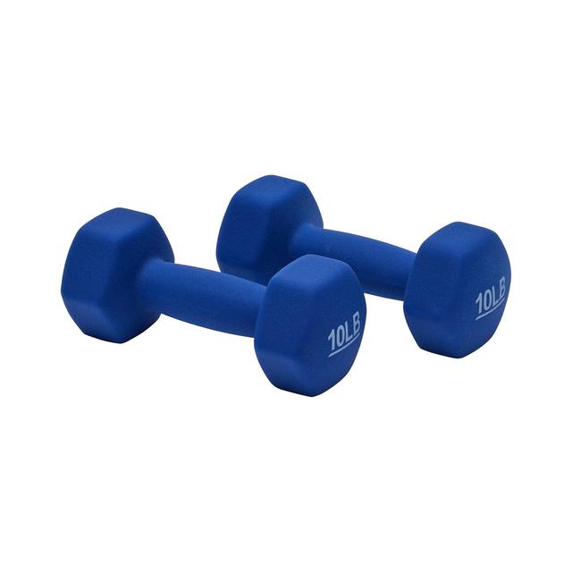 Amazon Basics Neoprene Workout Dumbbell - 10 LB set