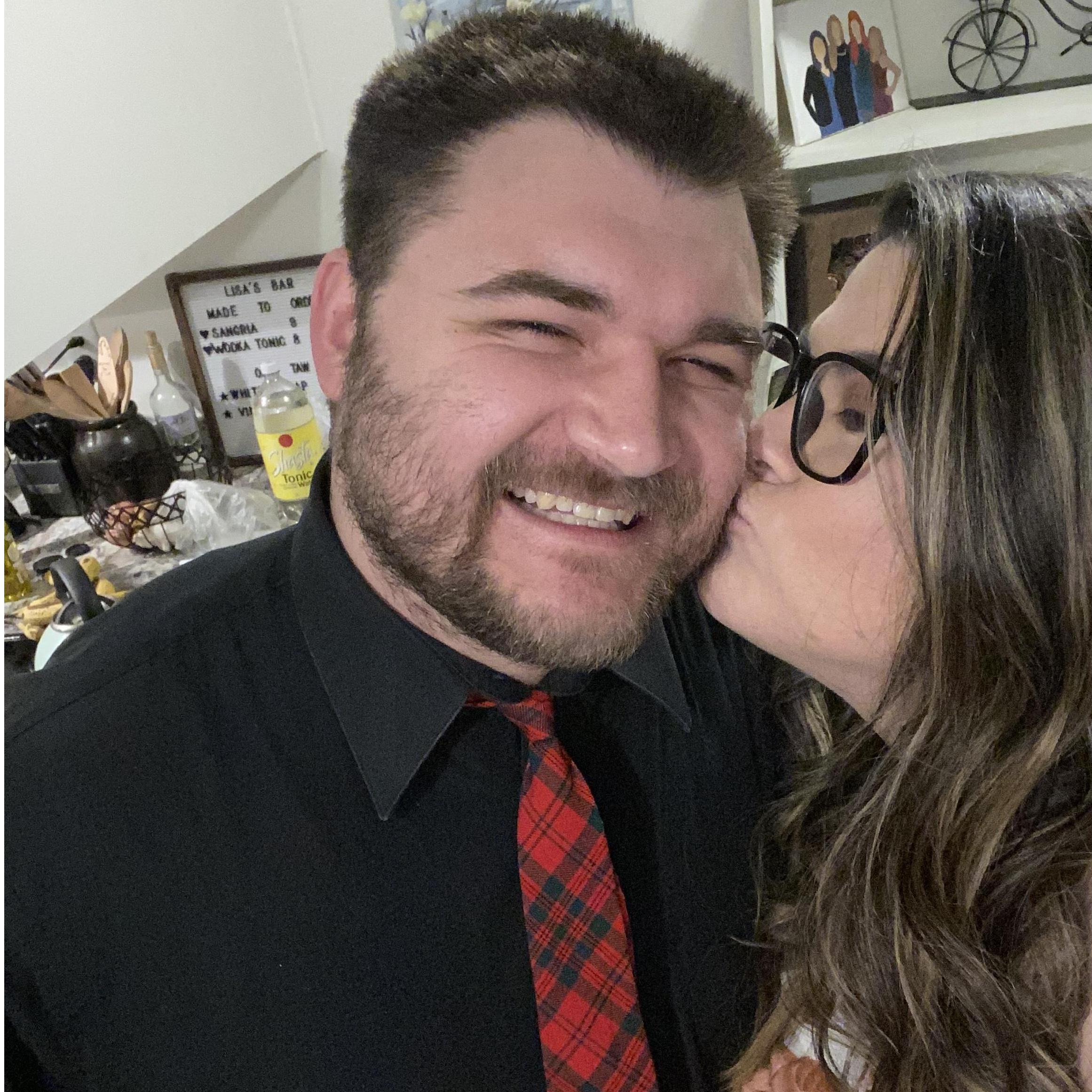 All dressed up to go out.