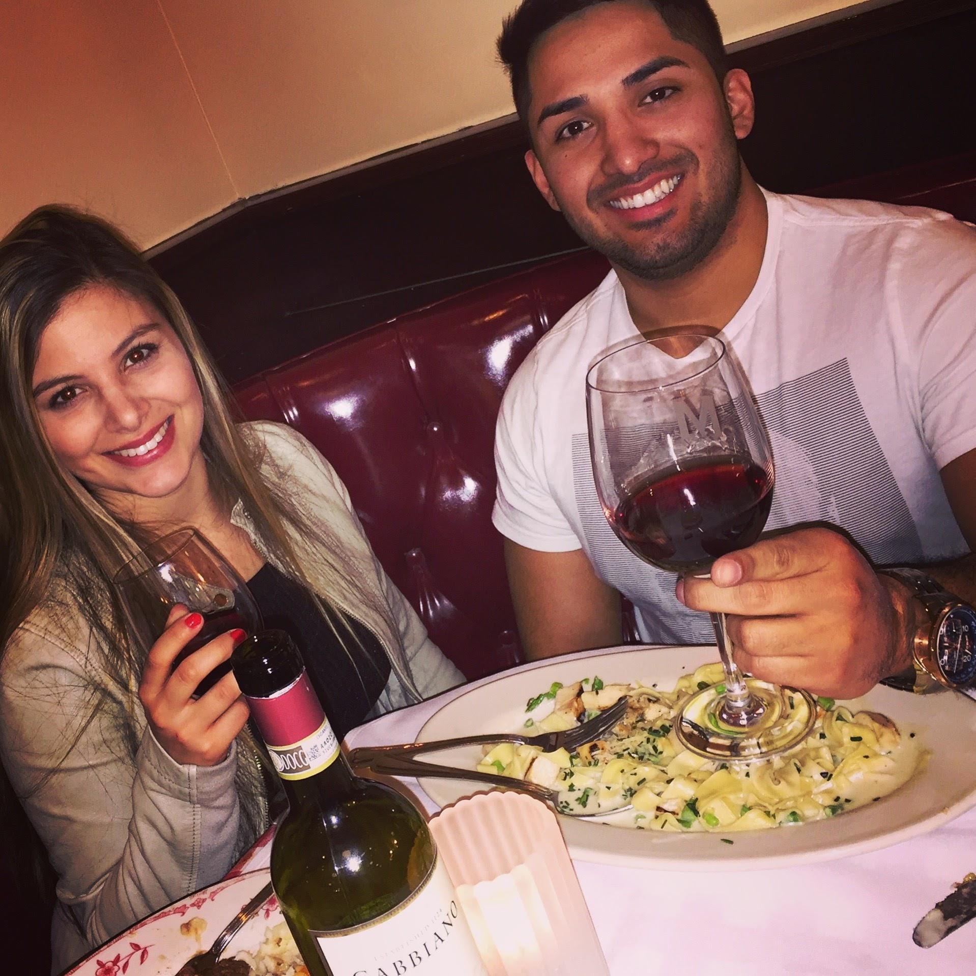 Celebrating Valentine's Day together