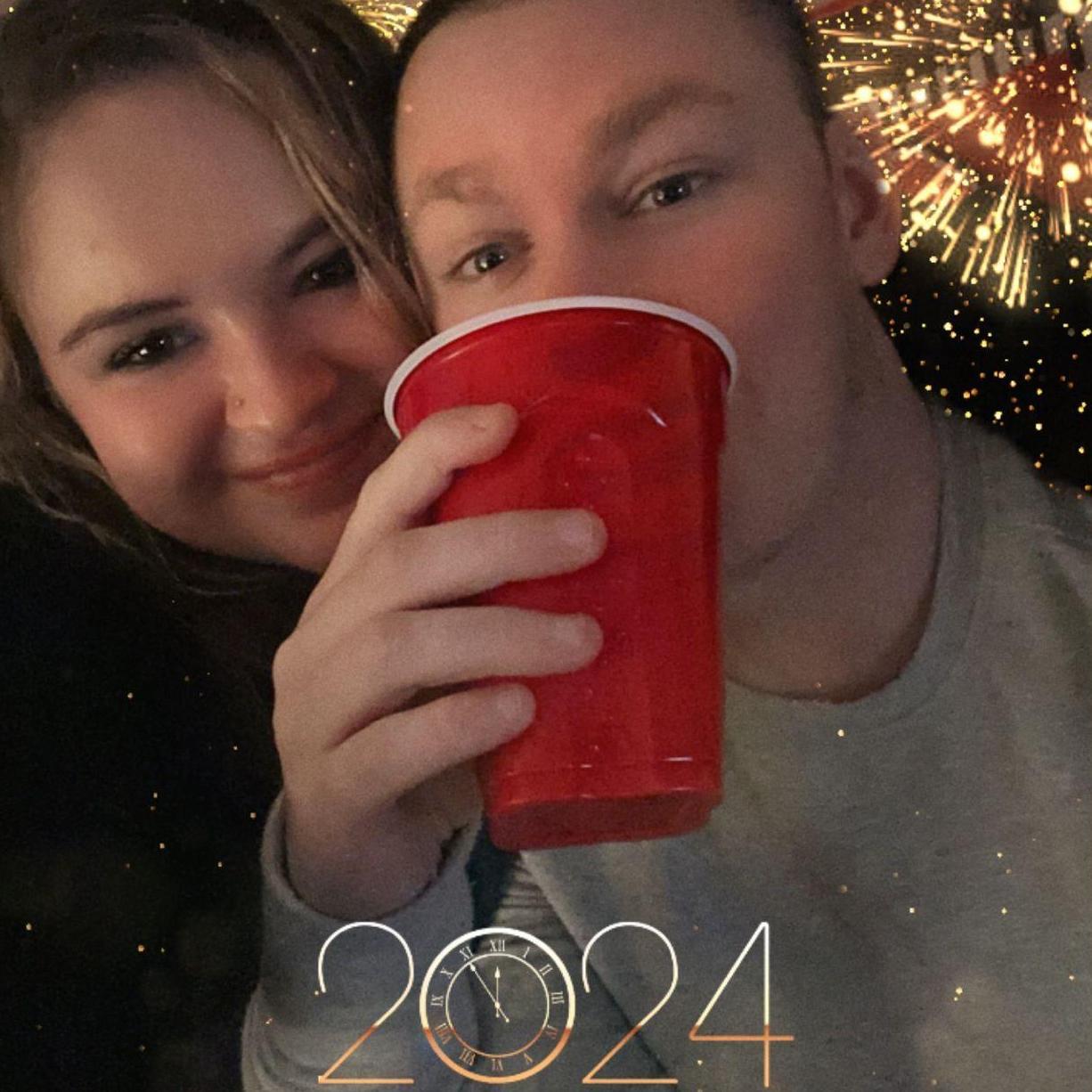 Jan. 1, 2024 - Our first New Year's celebration!