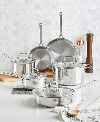 The Cellar Stainless Steel 11-Pc. Cookware Set, Created for Macy's