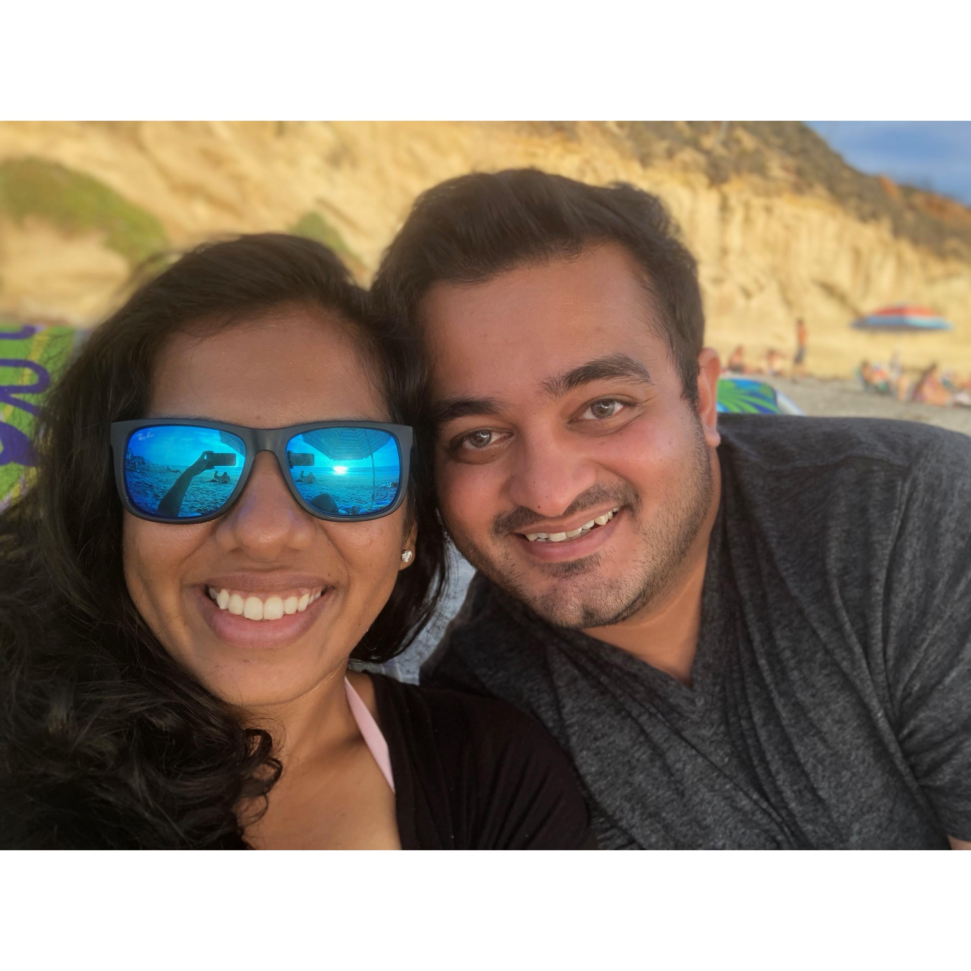 We spent the entire day at the beach! Saw a beautiful sunset - and talked A LOT on this day!