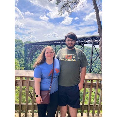 Nathan and Maggie enjoy going to National Parks and Nathan collects the stickers for the back of his car, Ralphie