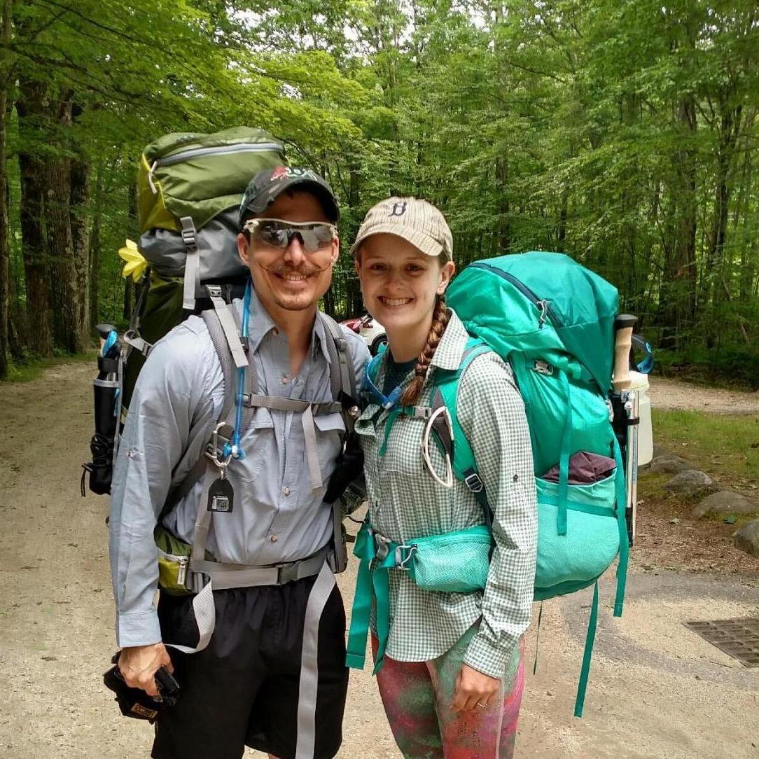 Embarking on our 5 day 56 mile hike from mount Monadnock to Mount Sunapee NH