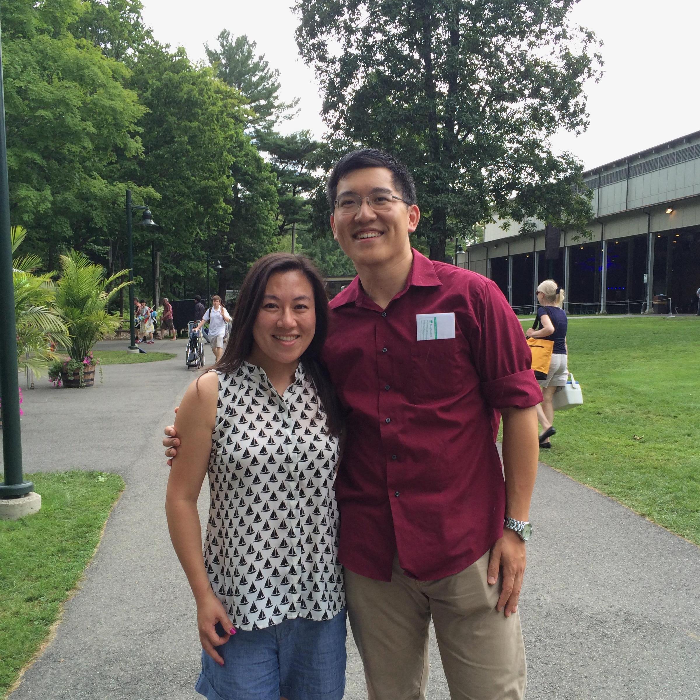 After a Tanglewood concert -- a Schumann symphony and Beethoven piano concerto.