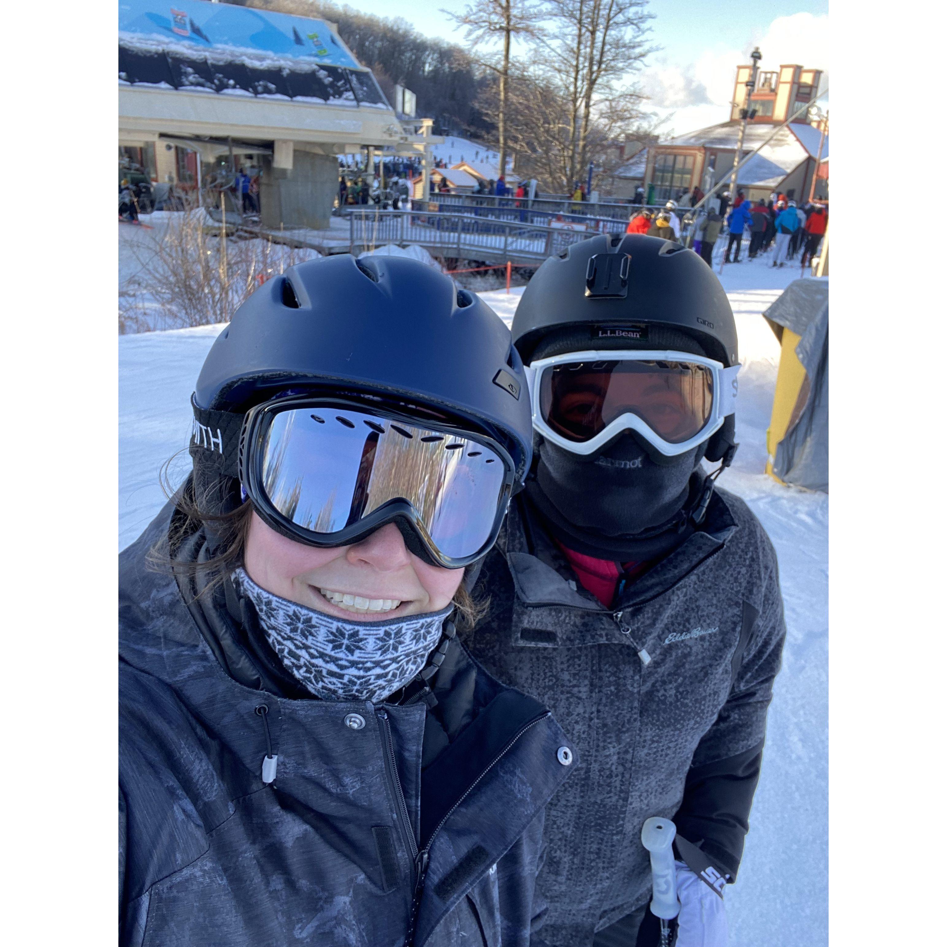 Ski weekend, prior to the ACL
