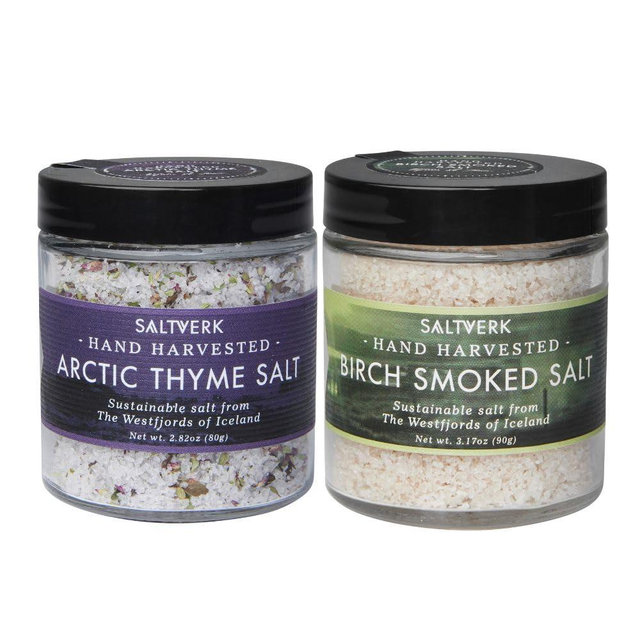 Saltverk Icelandic Sea Salt - Arctic Thyme + Birch Smoked Bundle