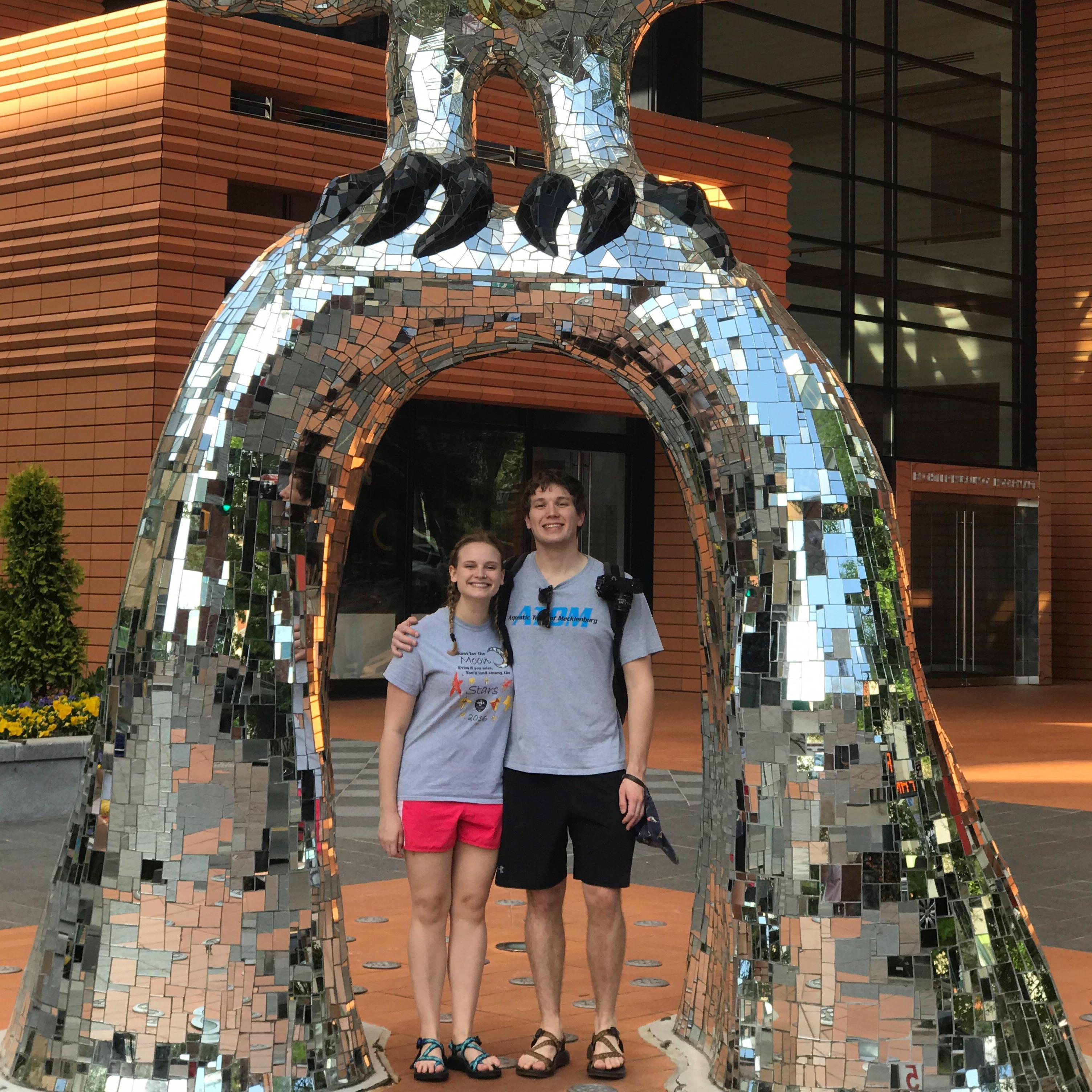 Our first time touring the great city of Charlotte together