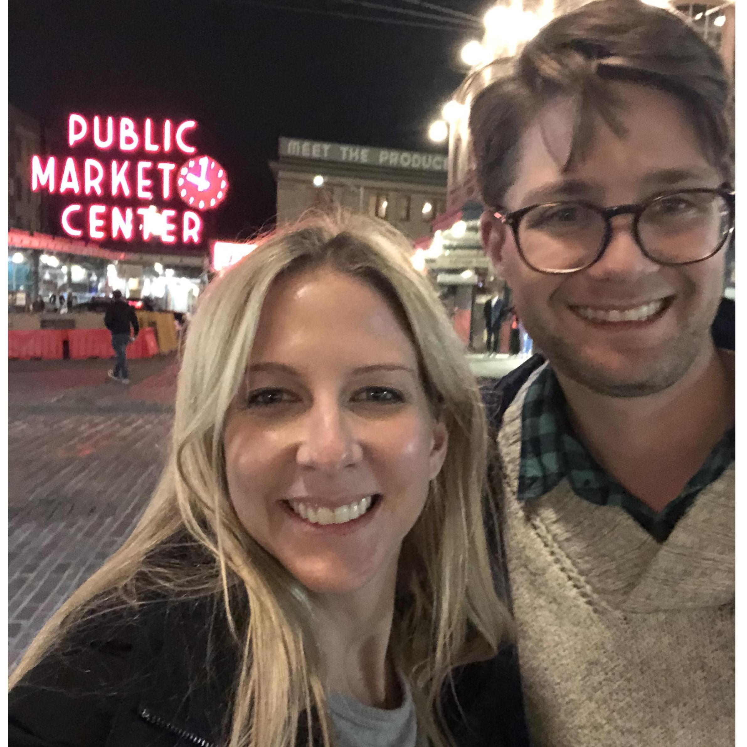 A birthday dinner for Matt at Matt’s on the market. We got out, in 2020!