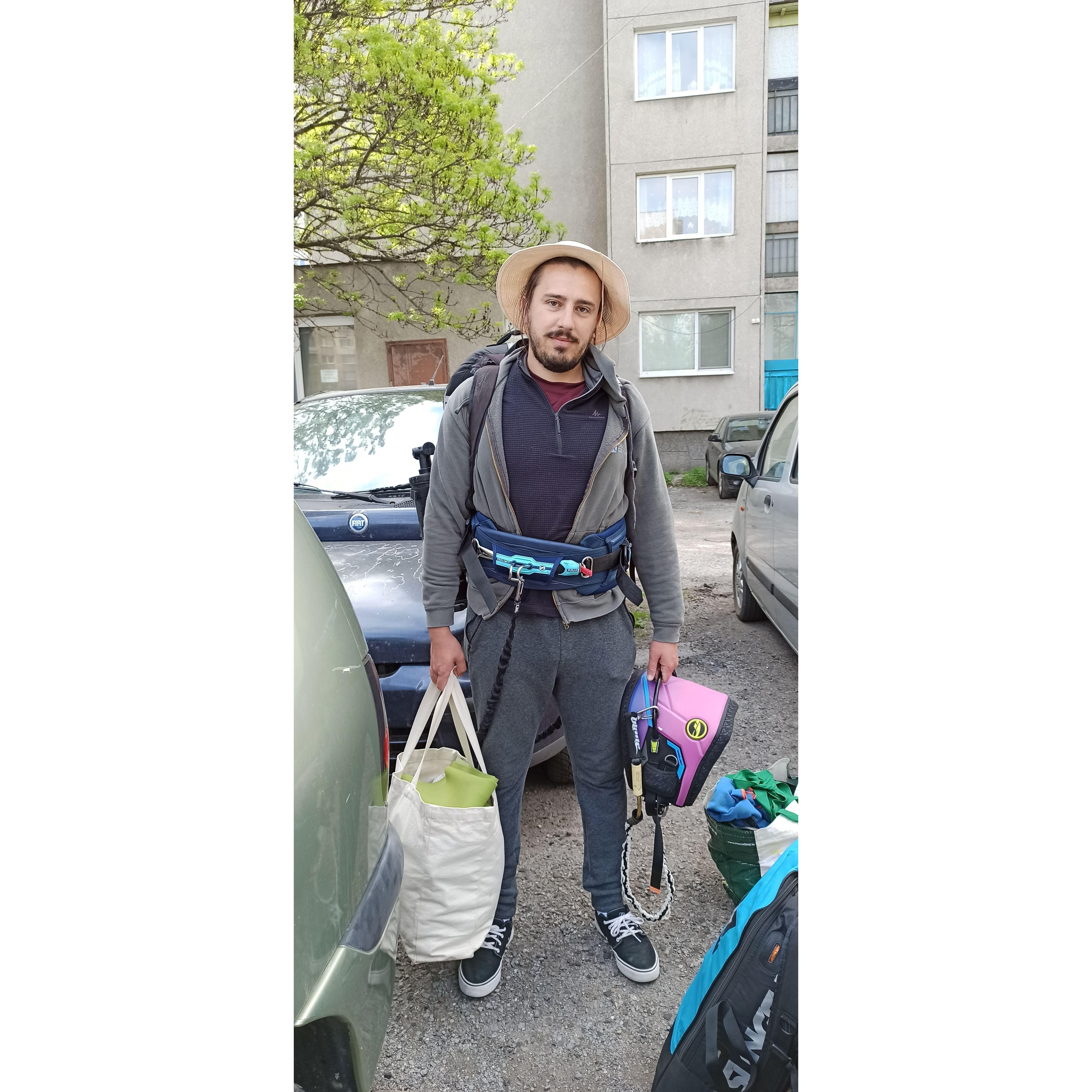 Being nomads doesn't exactly mean we're minimalists either. We've been known to cross Europe with a fully packed car. At some point, we had to upgrade.