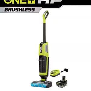 ONE+ HP 18V Cordless SWIFTClean Wet/Dry Stick Mop and Vacuum Kit with 4.0 Ah Battery and Charger by RYOBI