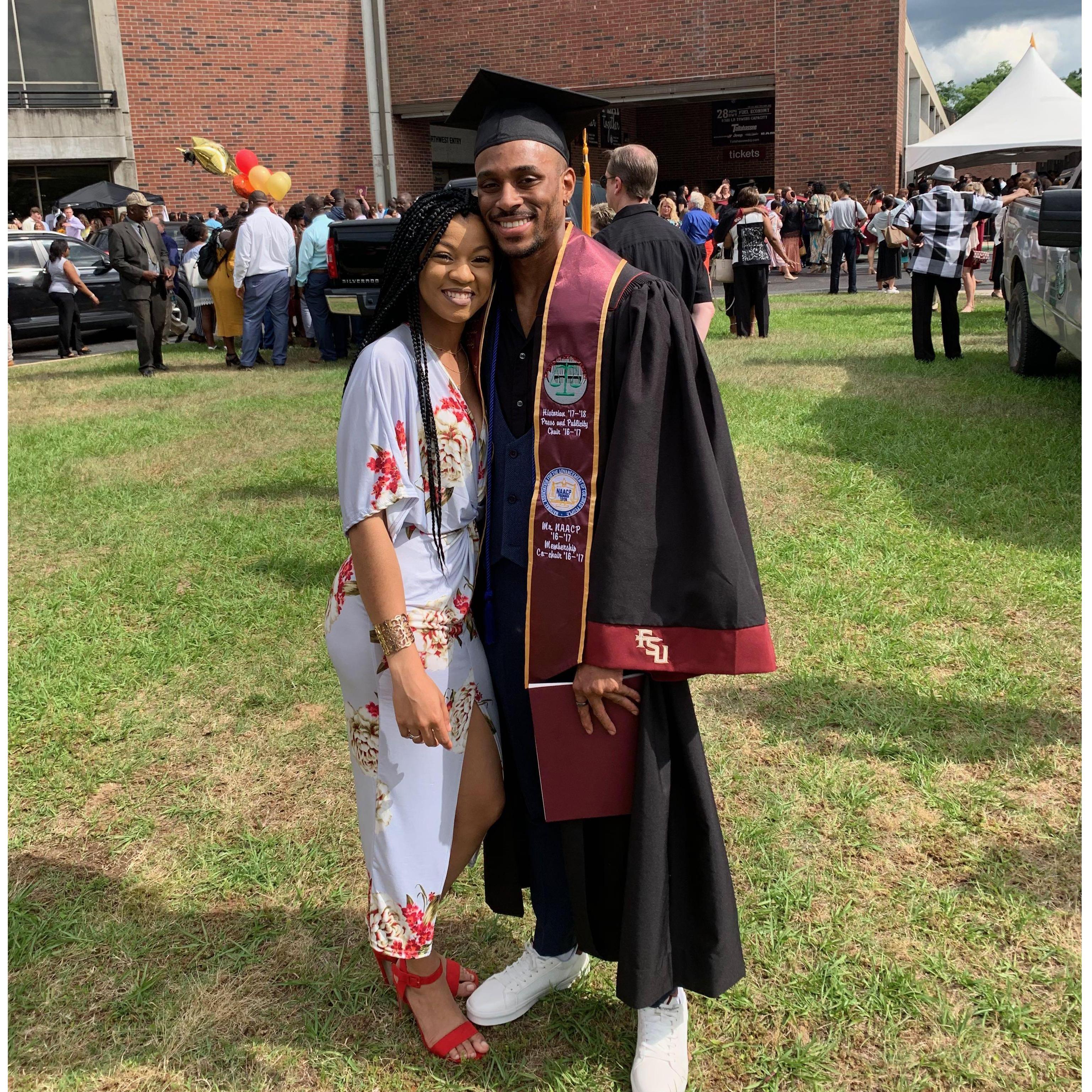 Now we’re both officially alumni of FSU!