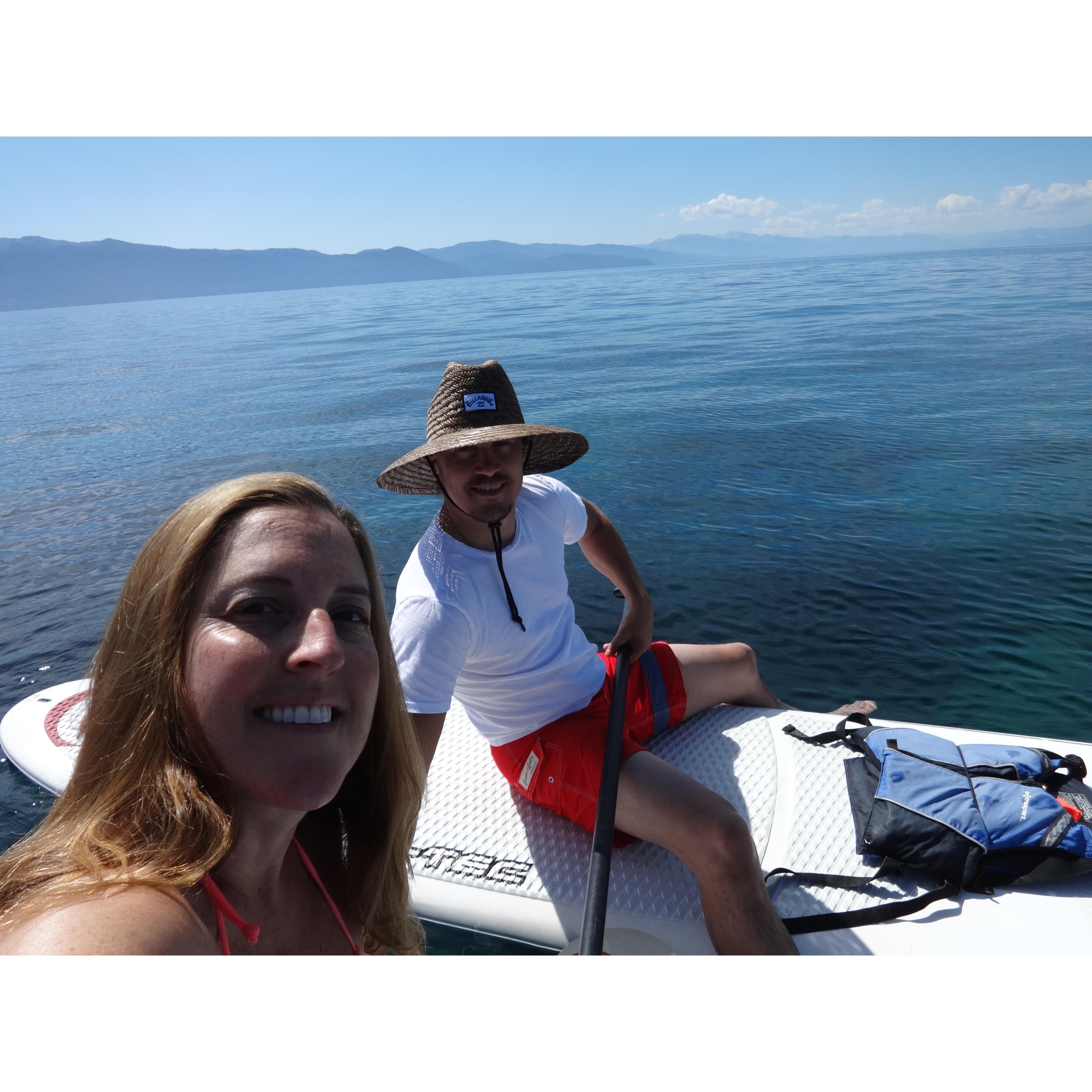 We're so excited to be so close to Lake Tahoe so we can do plenty of paddle boarding and kayaking in the summer!