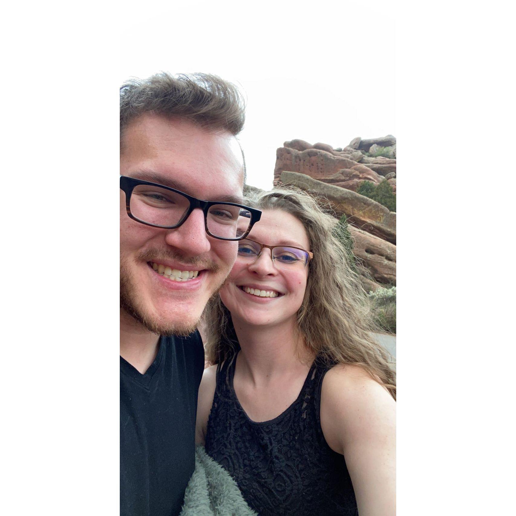 April 22nd, 2022: At a concert at Red Rocks in Morrison, CO