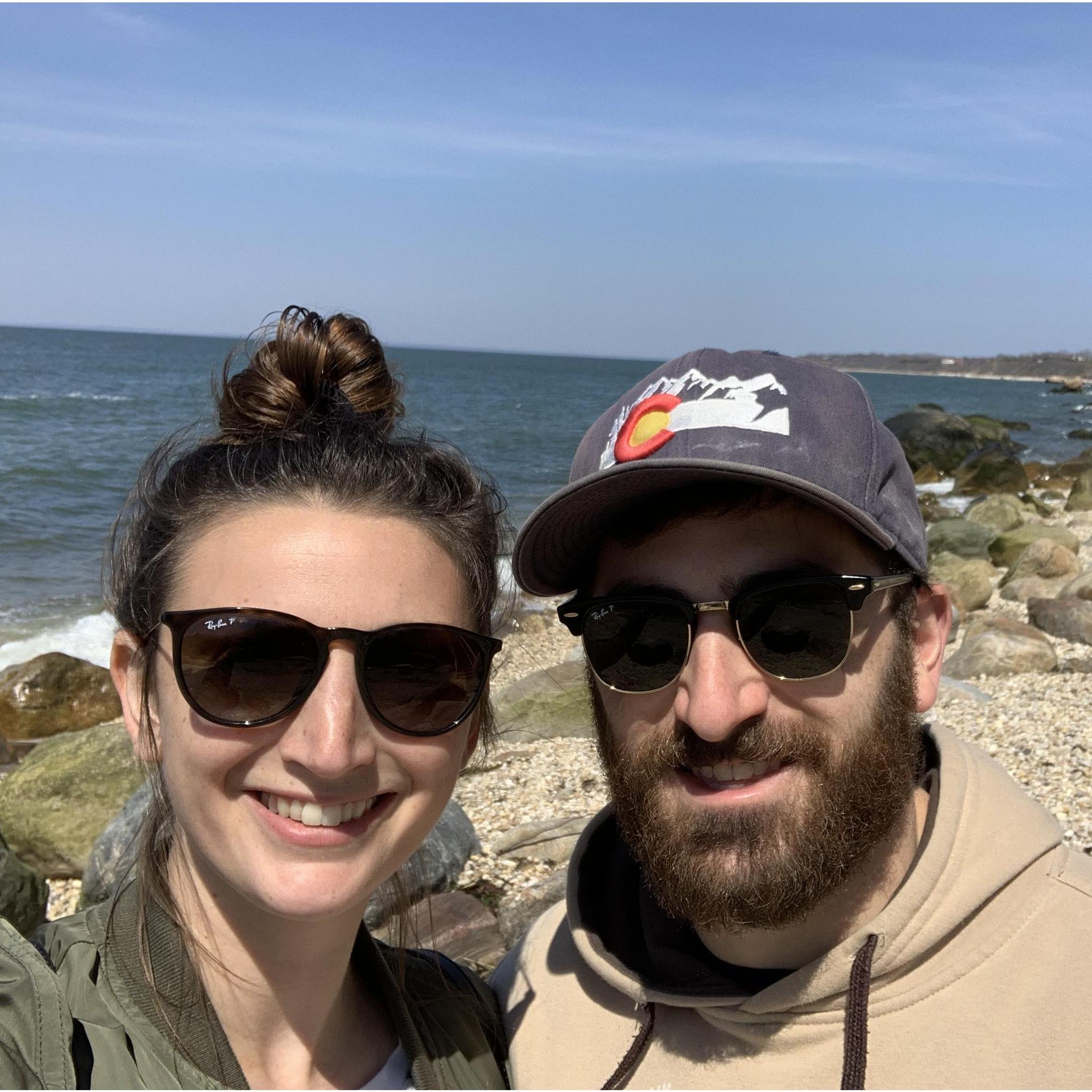 One of our many trips to Greenport, which always includes a visit to 67 Steps Beach.