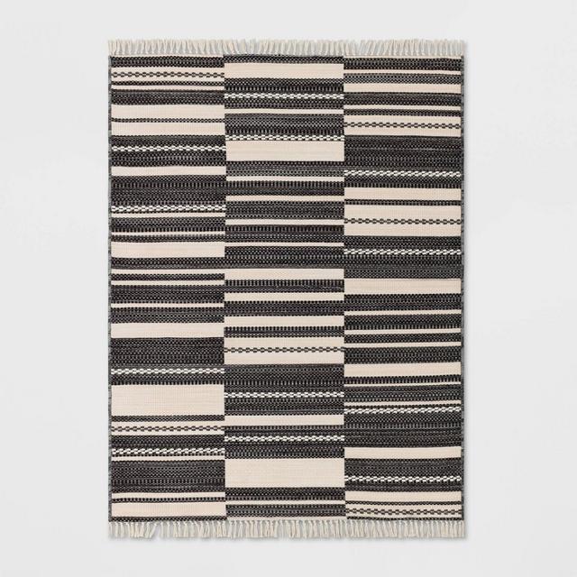 5' x 7' Tapestry Outdoor Rug Charcoal/Ivory - Project 62™