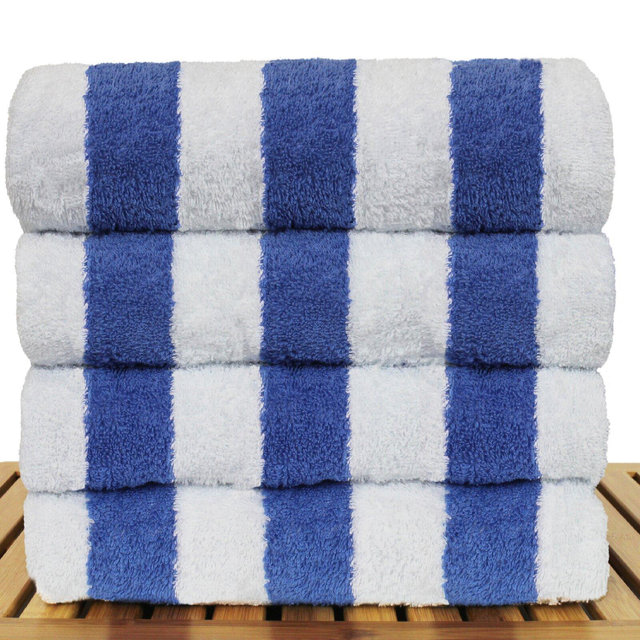 Mayfield 4 Piece 100% Cotton Beach Towel Set