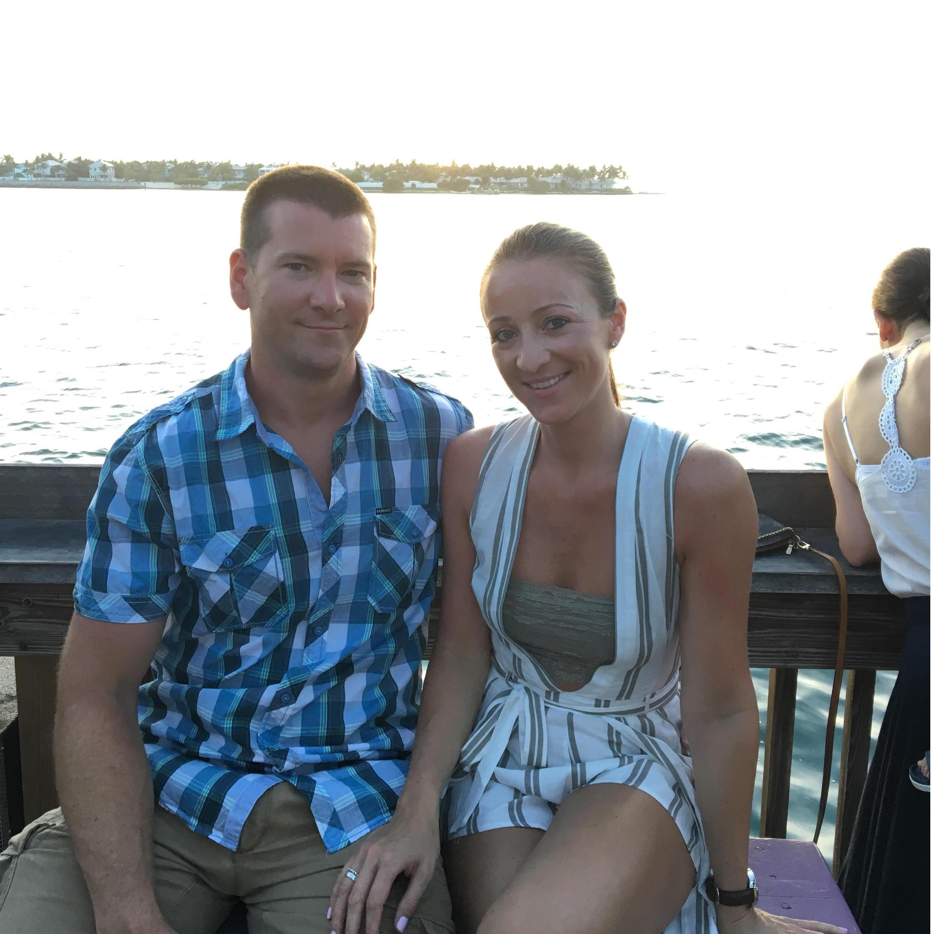 Celebrating our 1 year anniversary in the beautiful Key West. A complete surprise planned by Brendan. A dream trip!