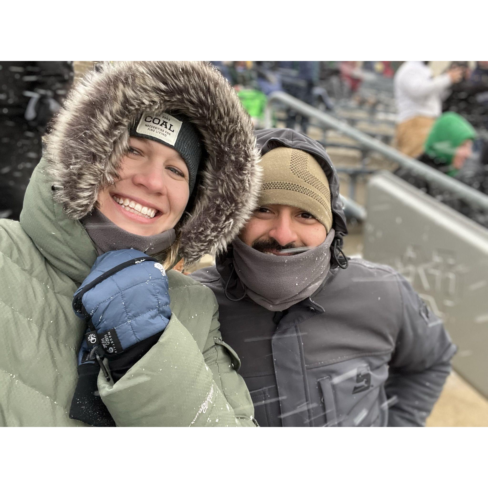 If there is such a thing as too much Notre Dame football...we wouldn't know it