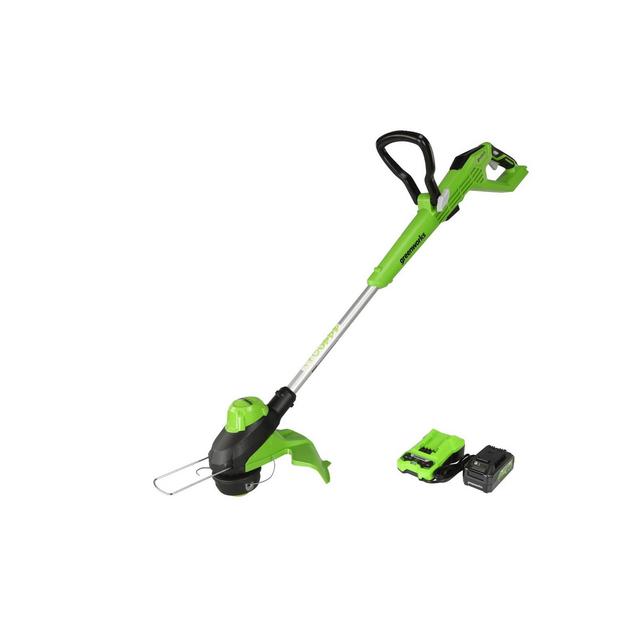 Greenworks 24V 13" Brushless TORQDRIVE String Trimmer with 4Ah USB Battery and Charger Included