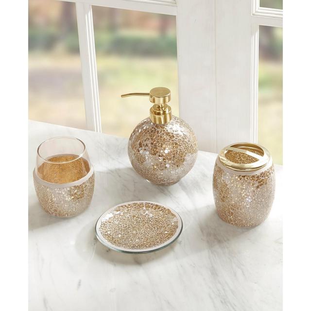 Madison Park Mosaic 4-Pc Bath Accessory Set