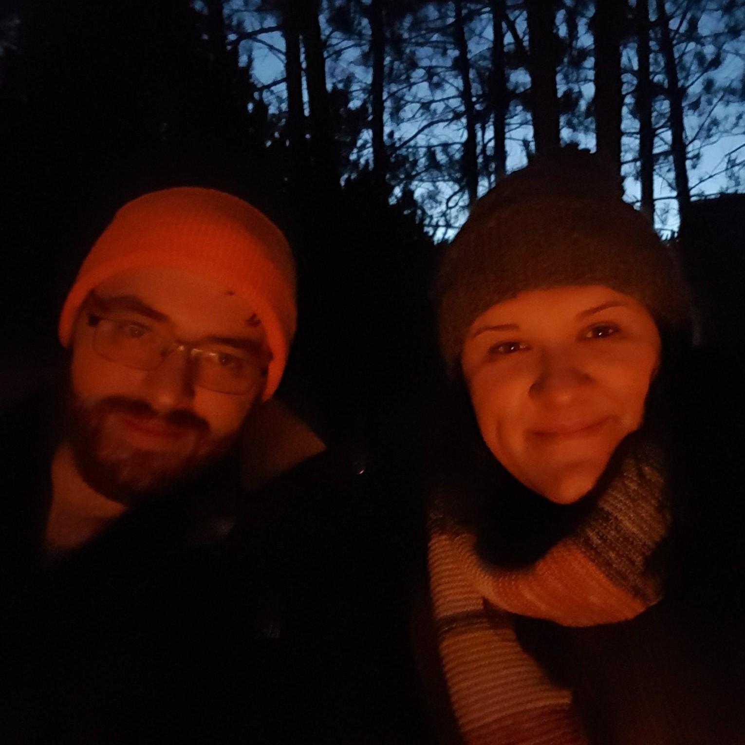 The cabin has always been a meaningful place for us. This is a picture from one of our first holidays together, Thanksgiving 2017.