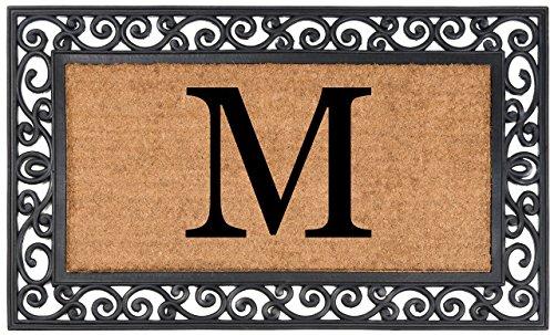 Nance Industries YourOwn Monogrammed Rubber Welcome Mat, 24" x 39"