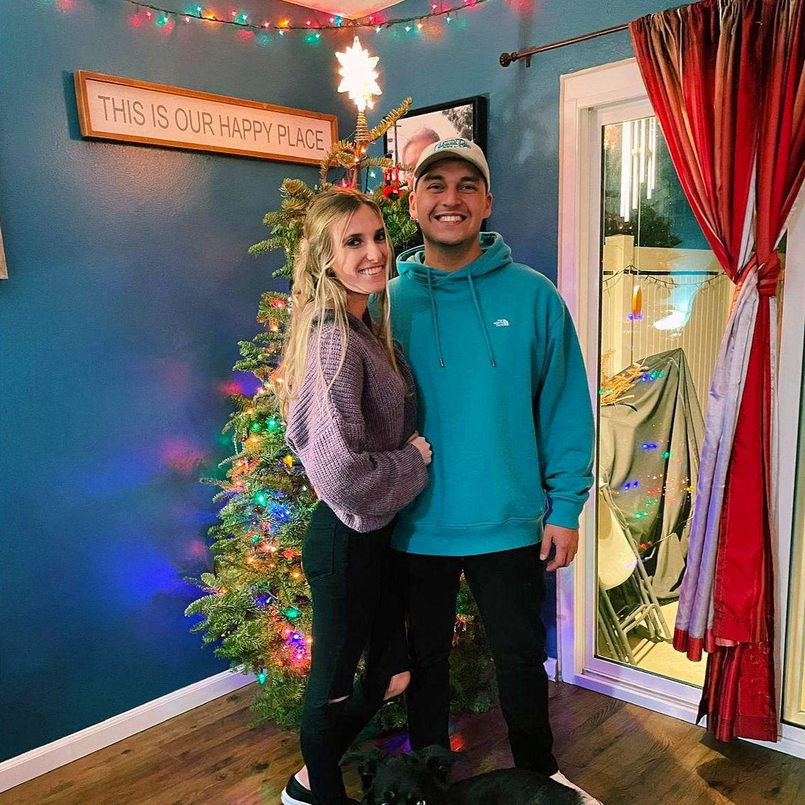 Our first photo together.
