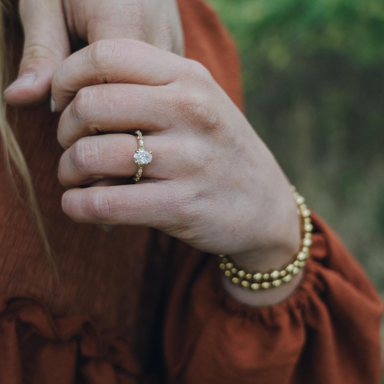 Caleb sure knows how to pick a ring!!