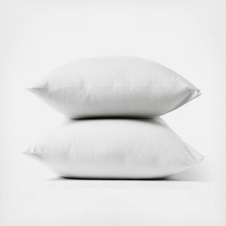 Organic Crinkled Percale Pillowcase, Set of 2