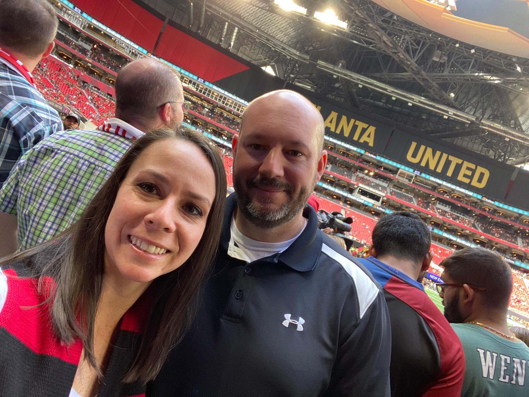 Club level for the United game