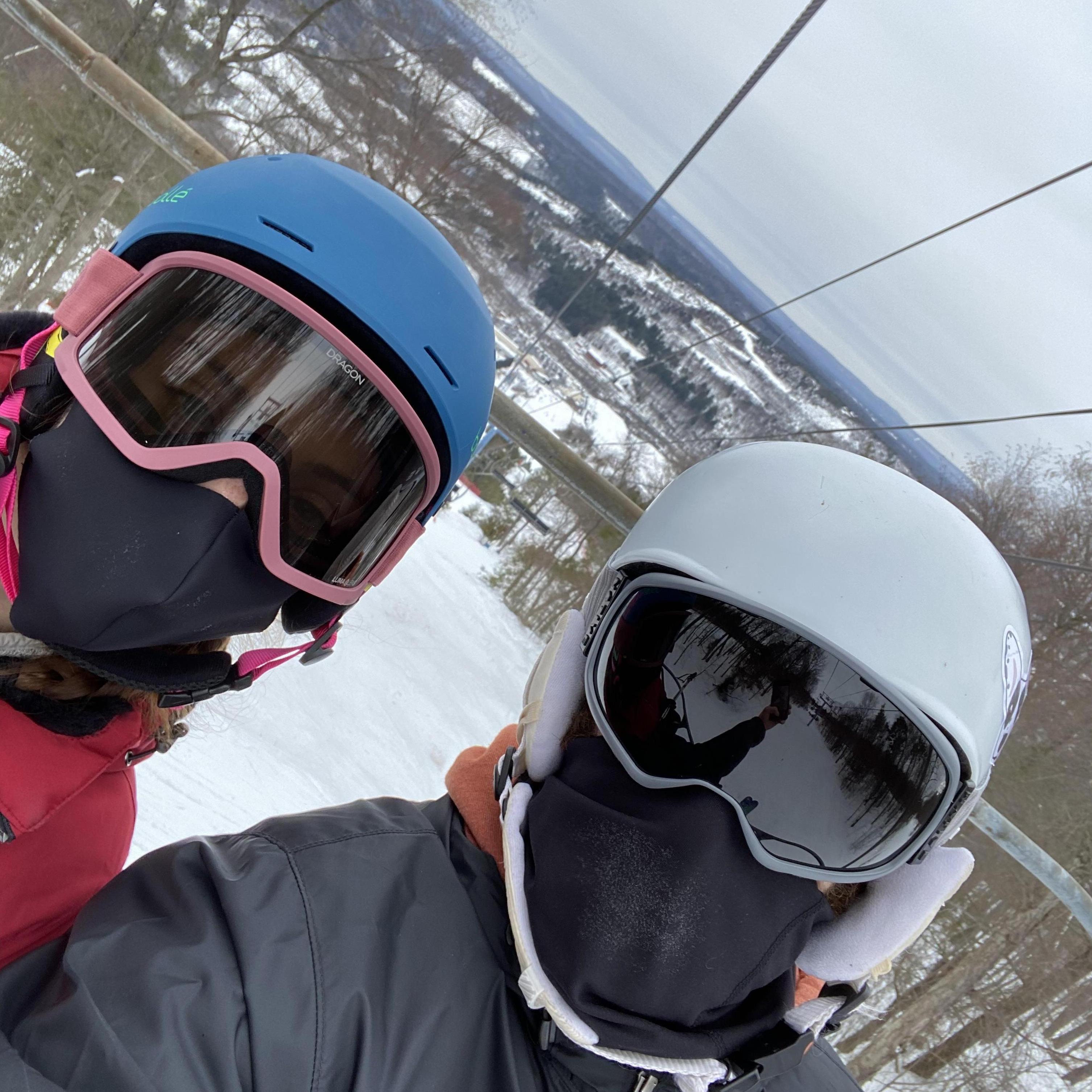 Our second time skiing together!
