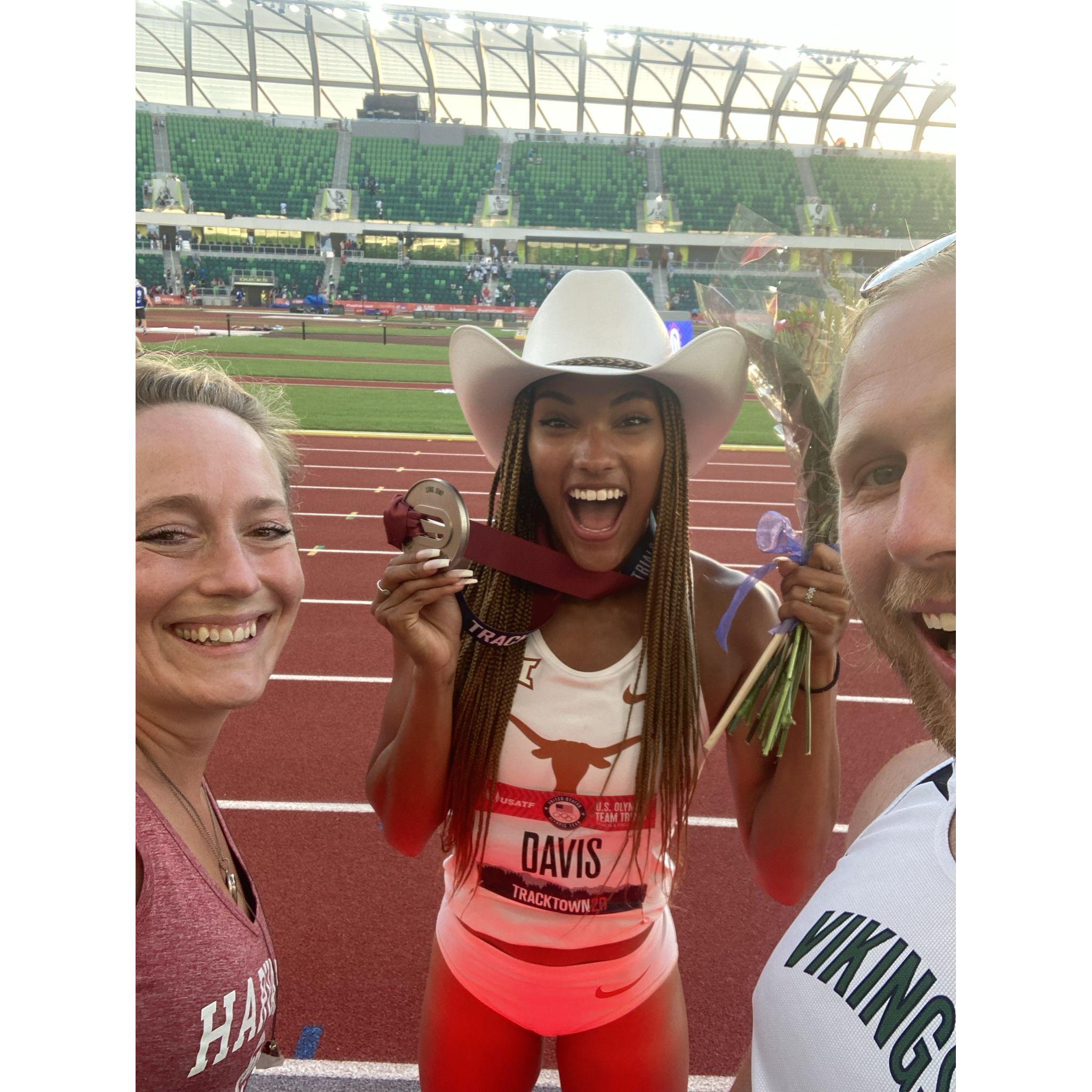We made sure to send some love to our favorite High Jumper