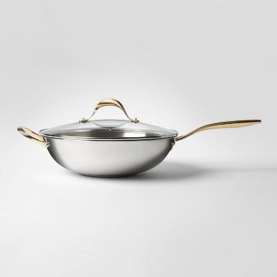 Cravings by Chrissy Teigen 5.8qt My Go To Stainless Steel Wok with Lid