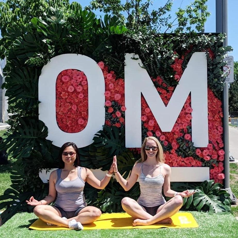 City of Om, Yoga festival 2017
Cyra and Valerie