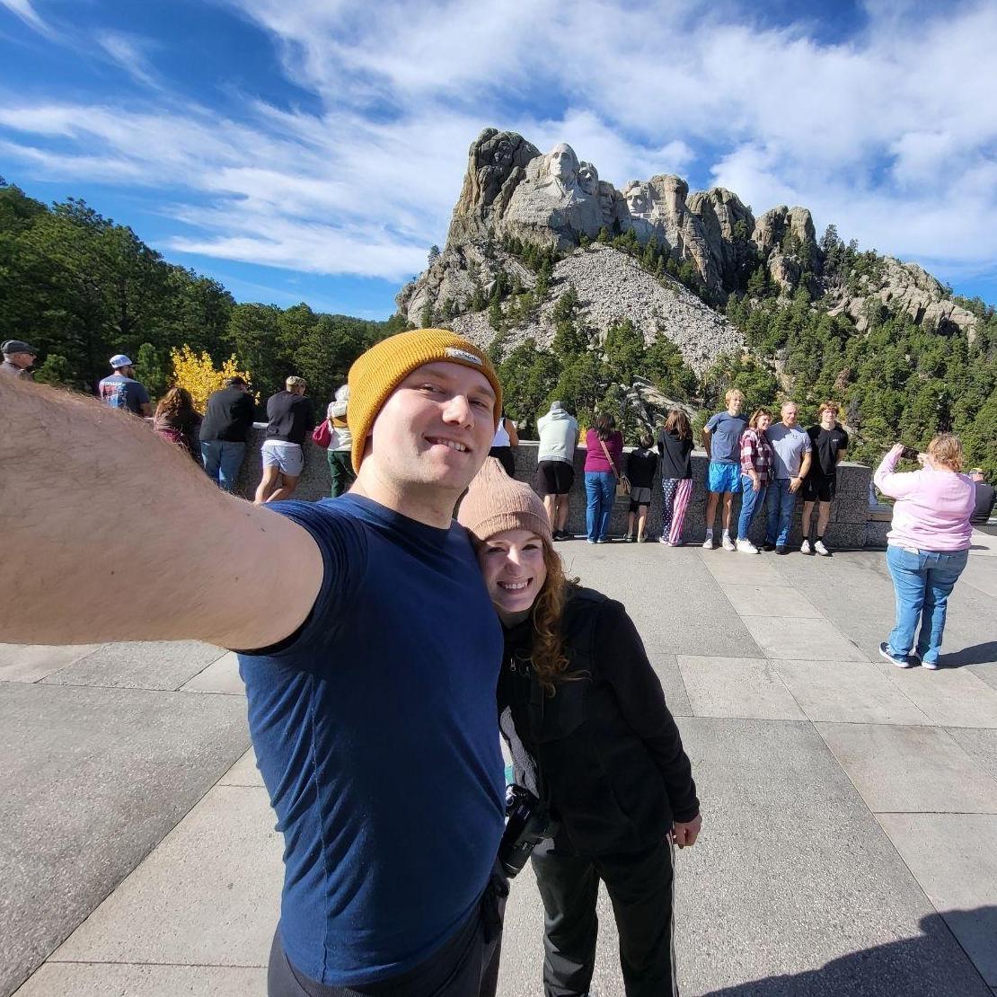 We saw Mount Rushmore together!