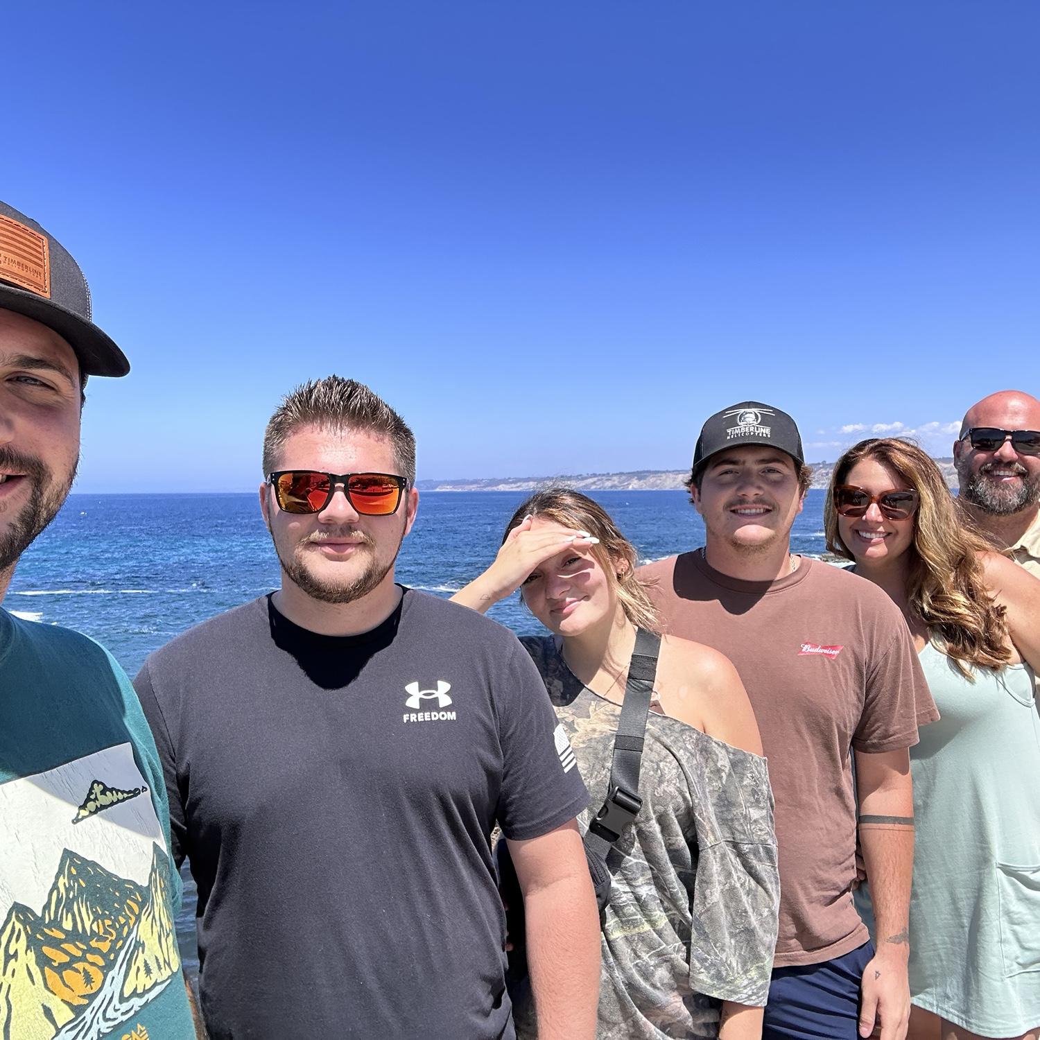 Labor day weekend in La Jolla with Tyson's kids.  September, 2025