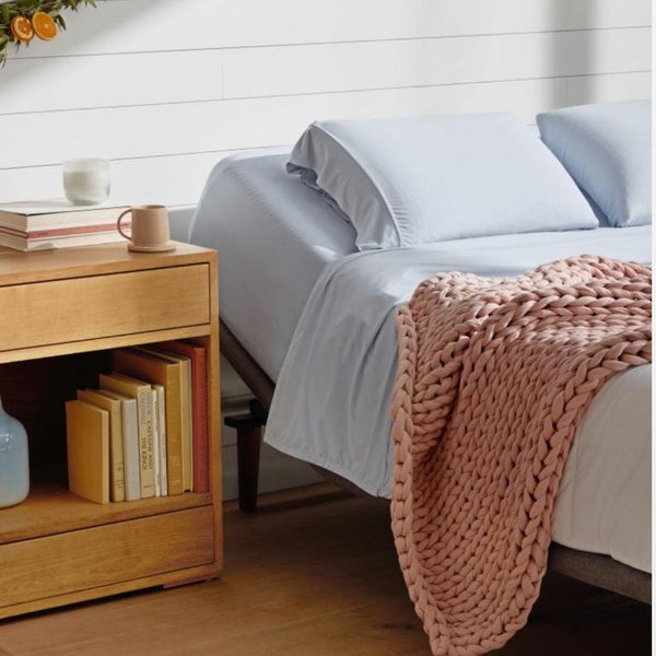 Purple Soft Stretch Sheet Set - Morning Mist - King