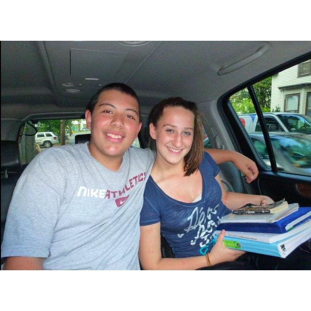 During the first try at middle school romance...