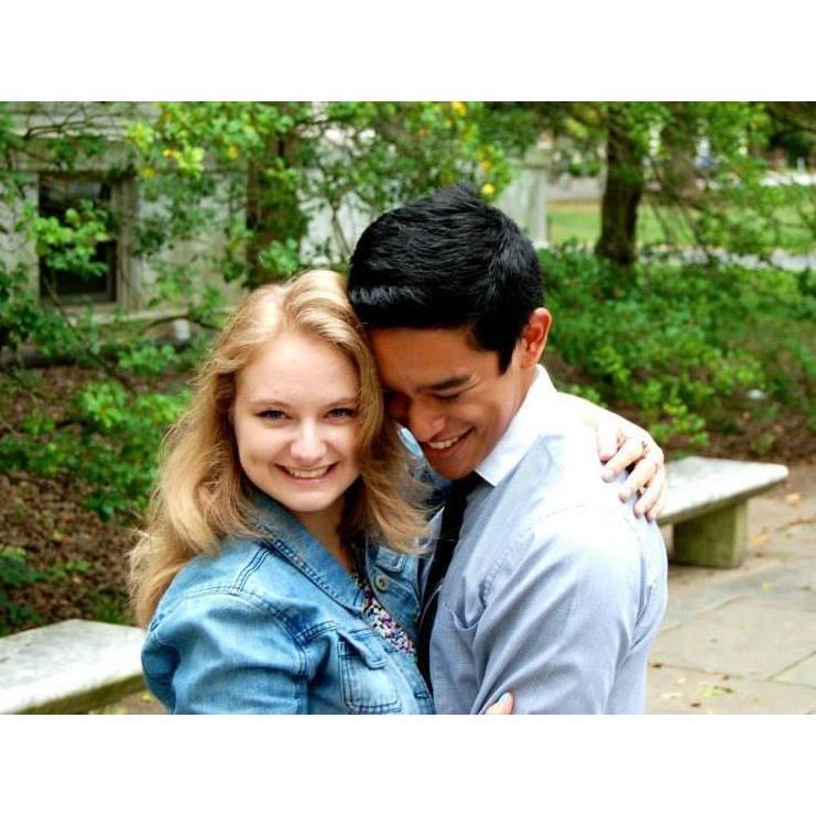 This is from our first date as an official couple.