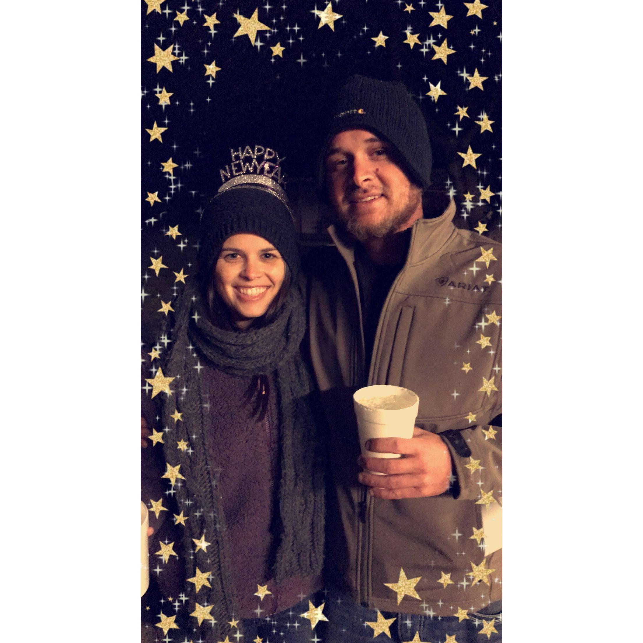 Bringing in our second New Year together!!