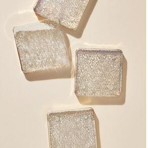 Zaza Lustered Coasters, Set of 4