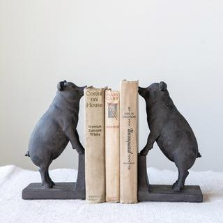 Resin Pig Bookends