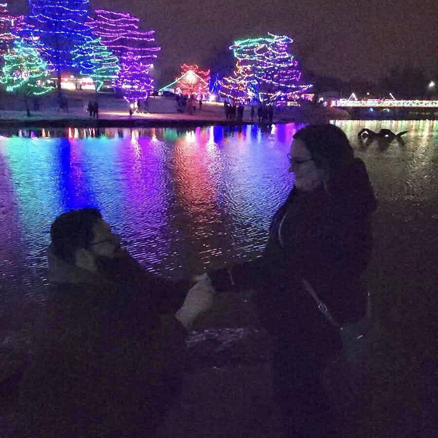 "Did you ever remember what today was? Its the day we get engaged!"