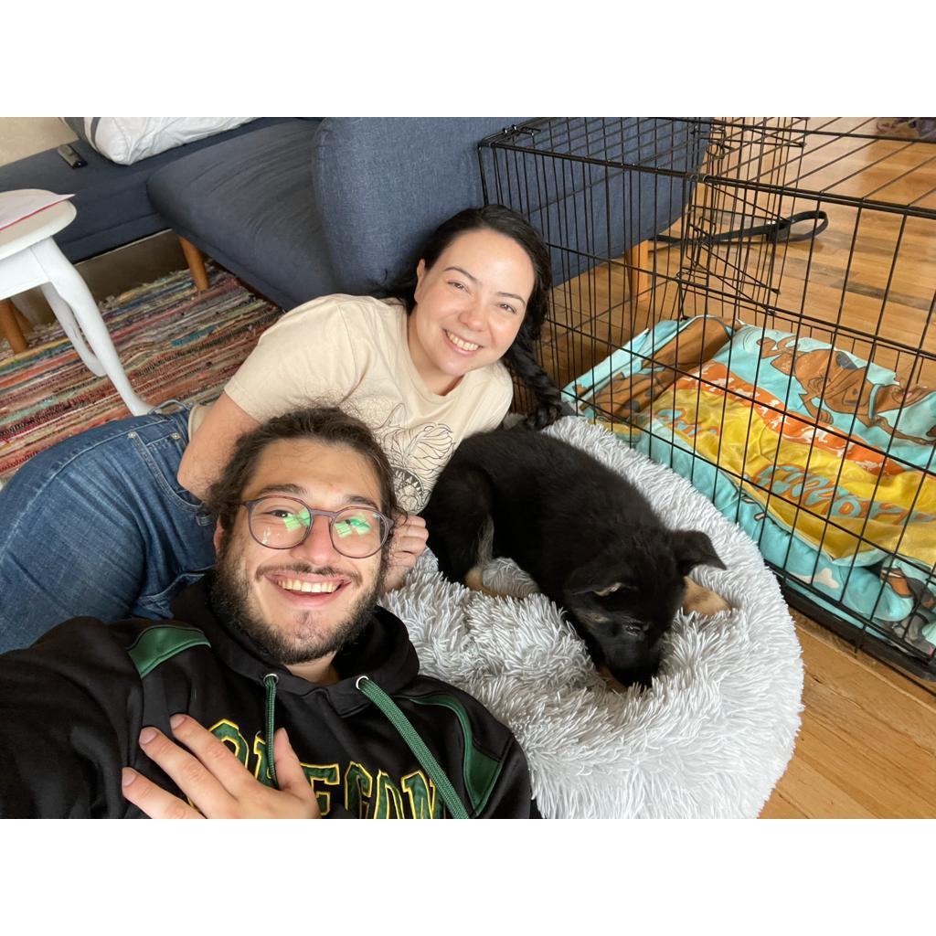 The day we adopted Aurora! - October 2021