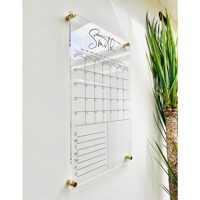 Personalized Acrylic Calendar